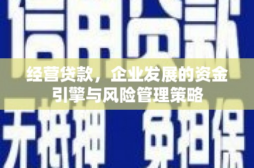 漠河经营贷款，企业发展的资金引擎与风险管理策略