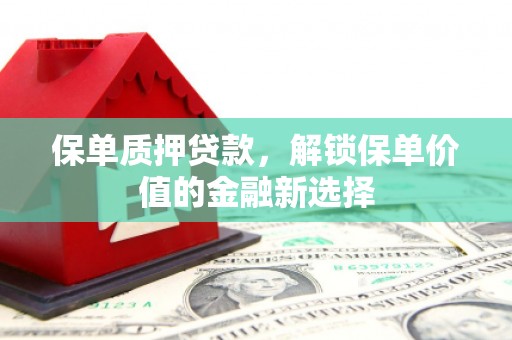 漠河保单质押贷款，解锁保单价值的金融新选择