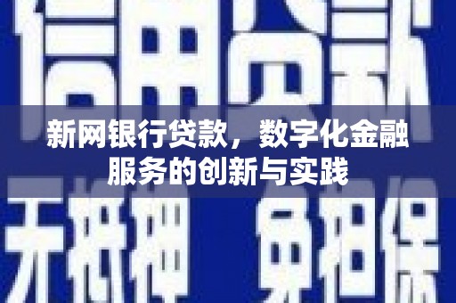 漠河新网银行贷款，数字化金融服务的创新与实践