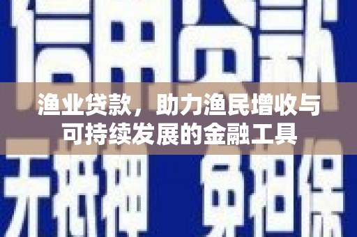 漠河渔业贷款，助力渔民增收与可持续发展的金融工具