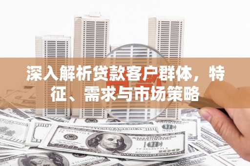 漠河深入解析贷款客户群体，特征、需求与市场策略