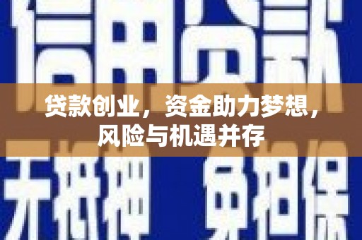 漠河贷款创业，资金助力梦想，风险与机遇并存