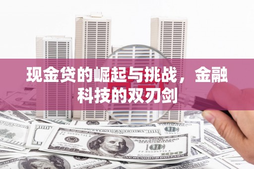 漠河现金贷的崛起与挑战，金融科技的双刃剑