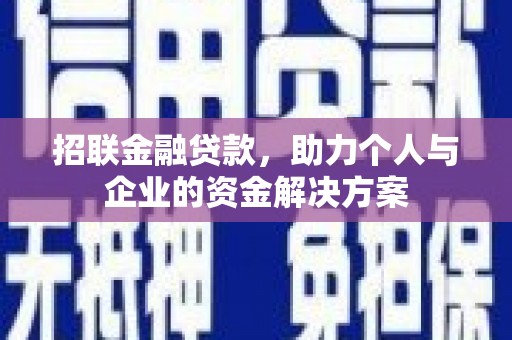 漠河招联金融贷款，助力个人与企业的资金解决方案