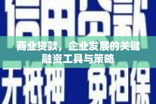 漠河商业贷款，企业发展的关键融资工具与策略
