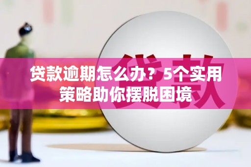 漠河贷款逾期怎么办？5个实用策略助你摆脱困境