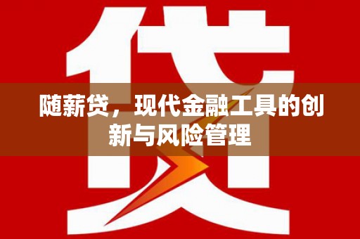 漠河随薪贷，现代金融工具的创新与风险管理