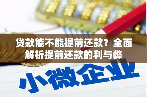漠河贷款能不能提前还款？全面解析提前还款的利与弊