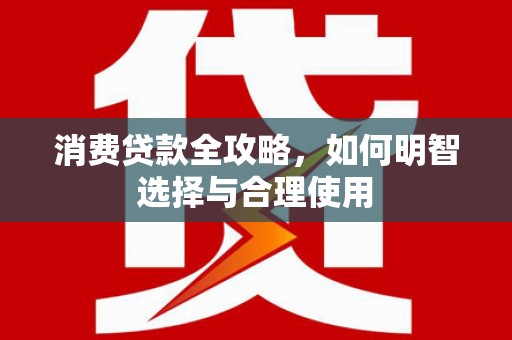 漠河消费贷款全攻略，如何明智选择与合理使用