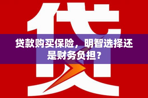 漠河贷款购买保险，明智选择还是财务负担？