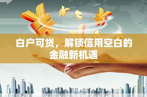 漠河白户可贷，解锁信用空白的金融新机遇