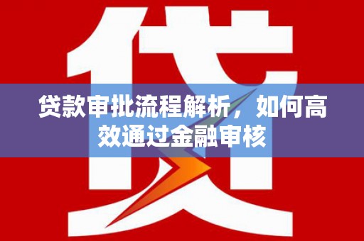 漠河贷款审批流程解析，如何高效通过金融审核