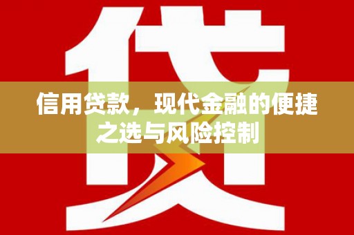 漠河信用贷款，现代金融的便捷之选与风险控制