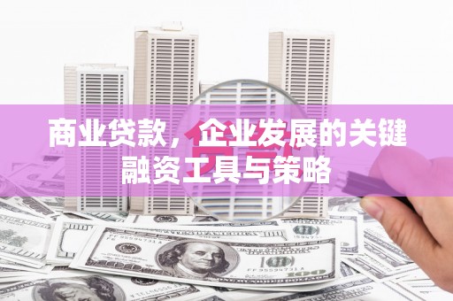 漠河商业贷款，企业发展的关键融资工具与策略