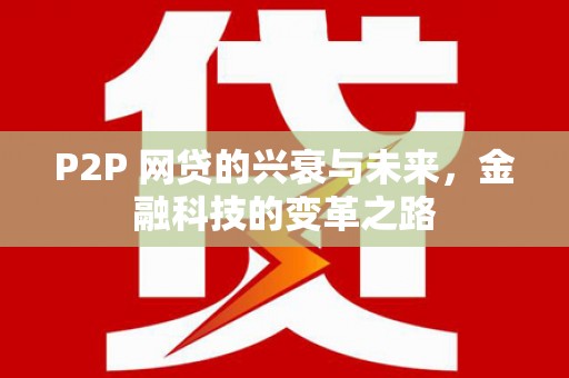 漠河P2P 网贷的兴衰与未来，金融科技的变革之路