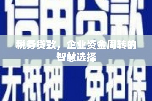 漠河税务贷款，企业资金周转的智慧选择