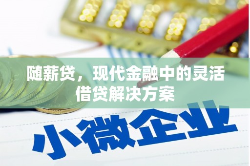漠河随薪贷，现代金融中的灵活借贷解决方案