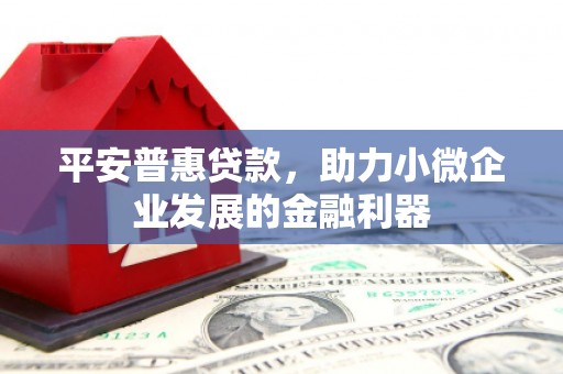 漠河平安普惠贷款，助力小微企业发展的金融利器