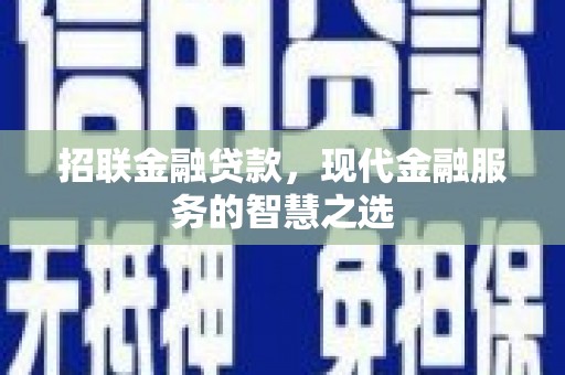 漠河招联金融贷款，现代金融服务的智慧之选