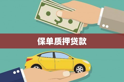 漠河保单质押贷款