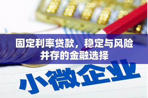 漠河固定利率贷款，稳定与风险并存的金融选择