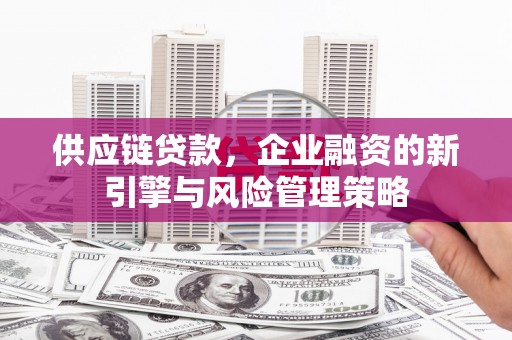 漠河供应链贷款，企业融资的新引擎与风险管理策略