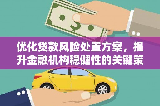 漠河优化贷款风险处置方案，提升金融机构稳健性的关键策略