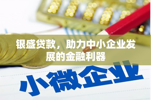 漠河银盛贷款，助力中小企业发展的金融利器