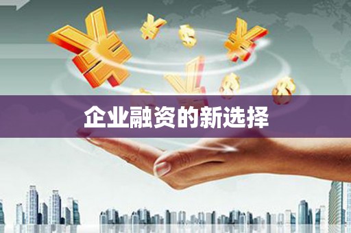 漠河企业融资的新选择
