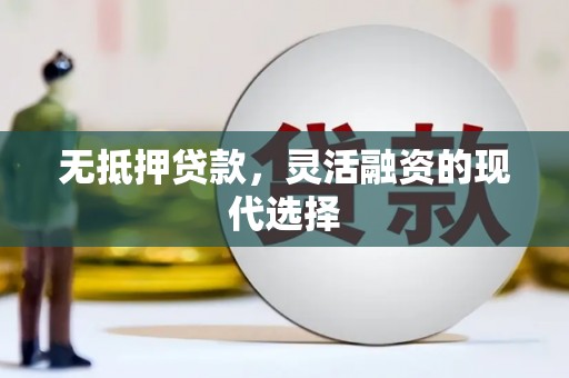 漠河无抵押贷款，灵活融资的现代选择