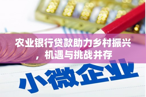 漠河农业银行贷款助力乡村振兴，机遇与挑战并存