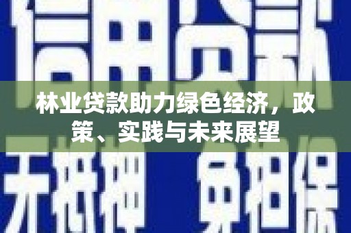 漠河林业贷款助力绿色经济，政策、实践与未来展望