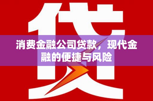 漠河消费金融公司贷款，现代金融的便捷与风险