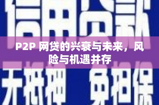 漠河P2P 网贷的兴衰与未来，风险与机遇并存